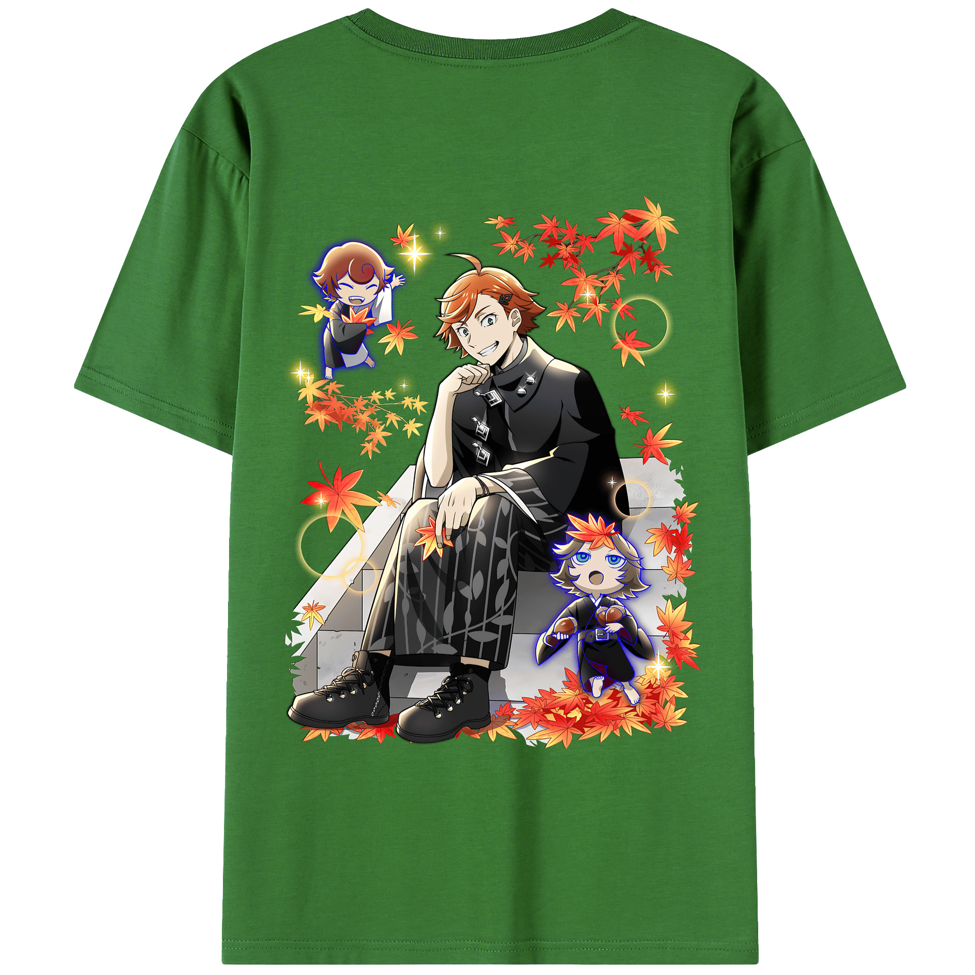 （画像用） 文豪ストレイドッグス Bungo Stray Dogs レディース半袖Tシャツ(バックプリント)